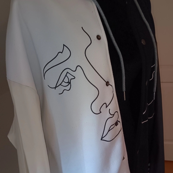Artsy varsity jacket - Picture 3 of 10